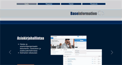 Desktop Screenshot of baseinformation.fi